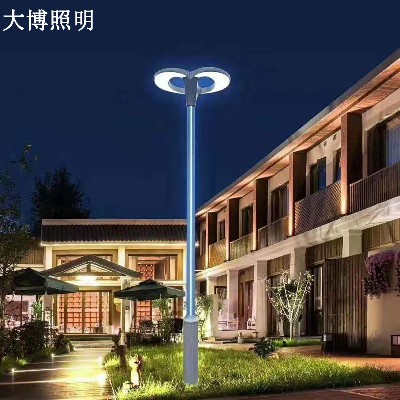 二泉映月庭院燈戶外鋁制特色歐式現代LED庭院燈別墅庭院裝飾照明